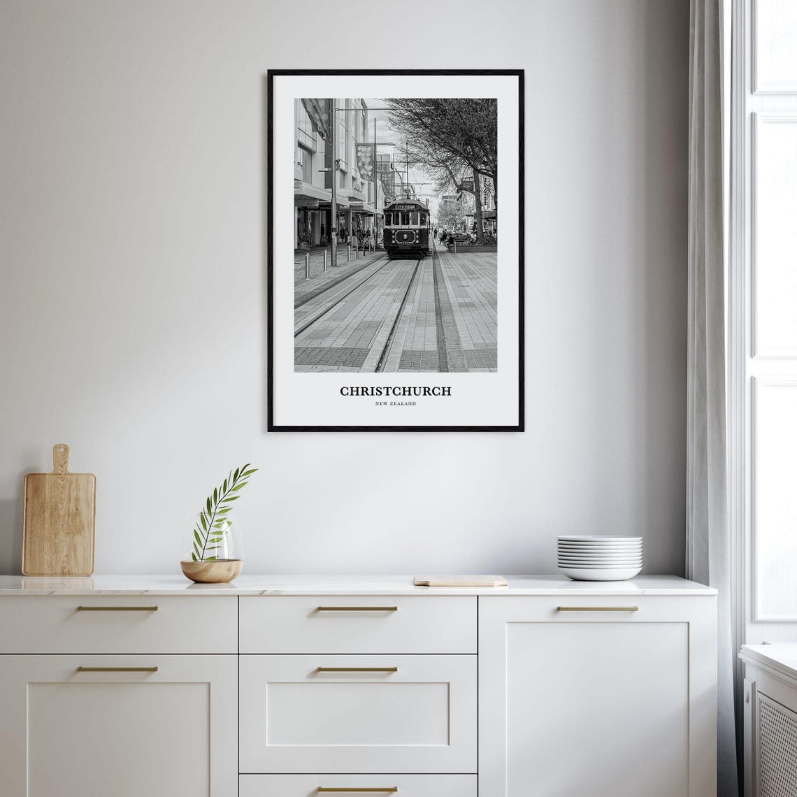 Christchurch Wall Art No 2 Christchurch Wall Decor Christchurch Poster Christchurch Home Decor Christchurch Travel Gift Travel Print - Image 2