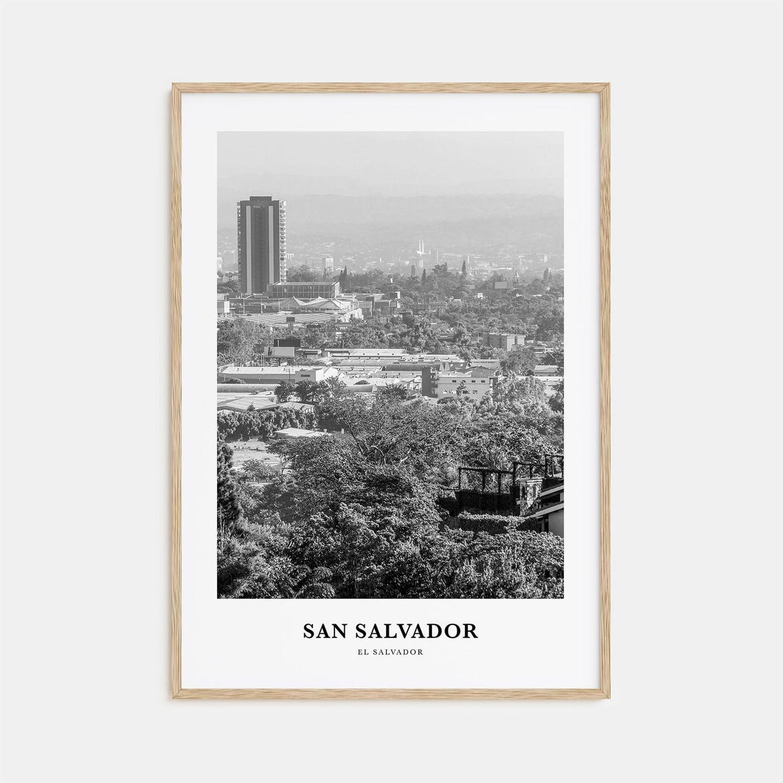 San Salvador Wall Art San Salvador Wall Decor San Salvador Poster San Salvador Home Decor San Salvador Travel Gift San Salvador Travel