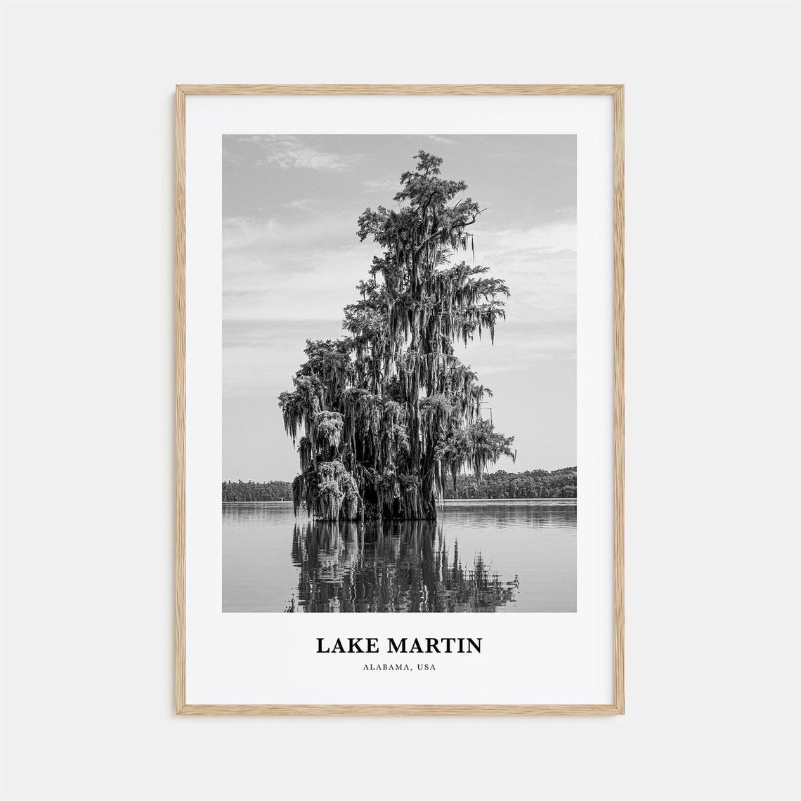 Lake Martin Wall Art No 1 Lake Martin Wall Decor Lake Martin Poster Lake Martin Home Decor Lake Martin Travel Gift Lake Martin Travel