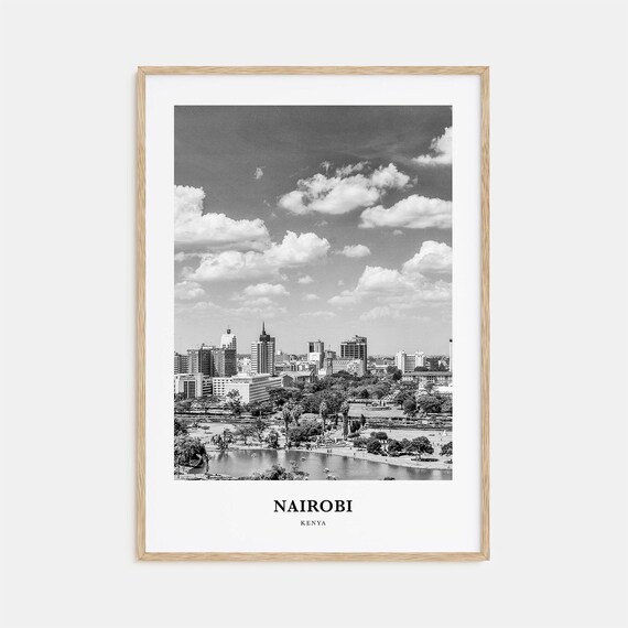 Nairobi Wall Art Nairobi Wall Decor Nairobi Poster Nairobi Home Decor Nairobi Travel Gift Nairobi Travel Print