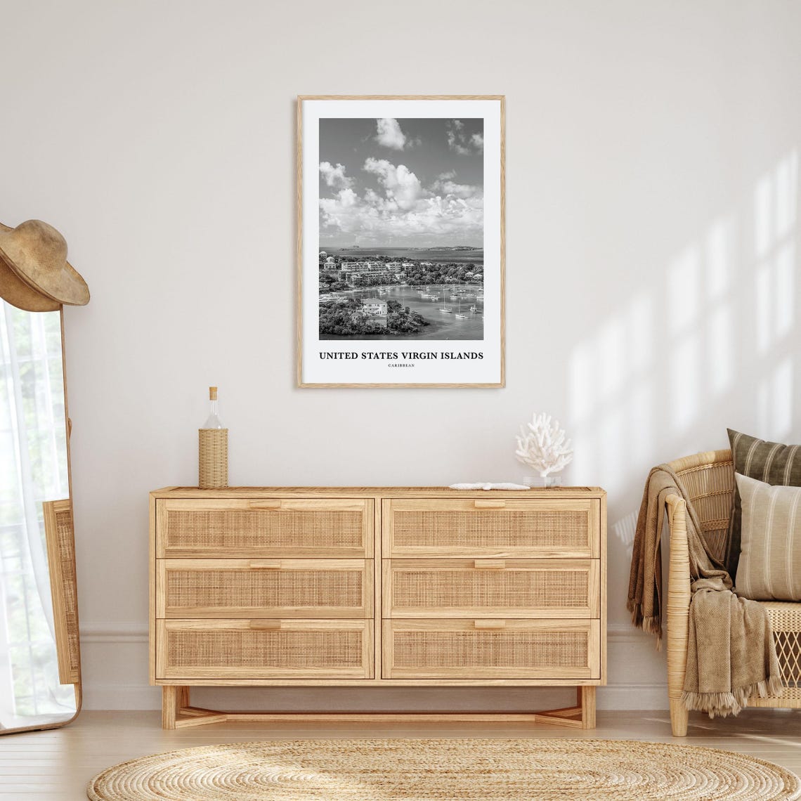 United States Virgin Islands Wall Art United States Virgin Islands Of America Wall Decor United States Poster Home Decor - Image 3