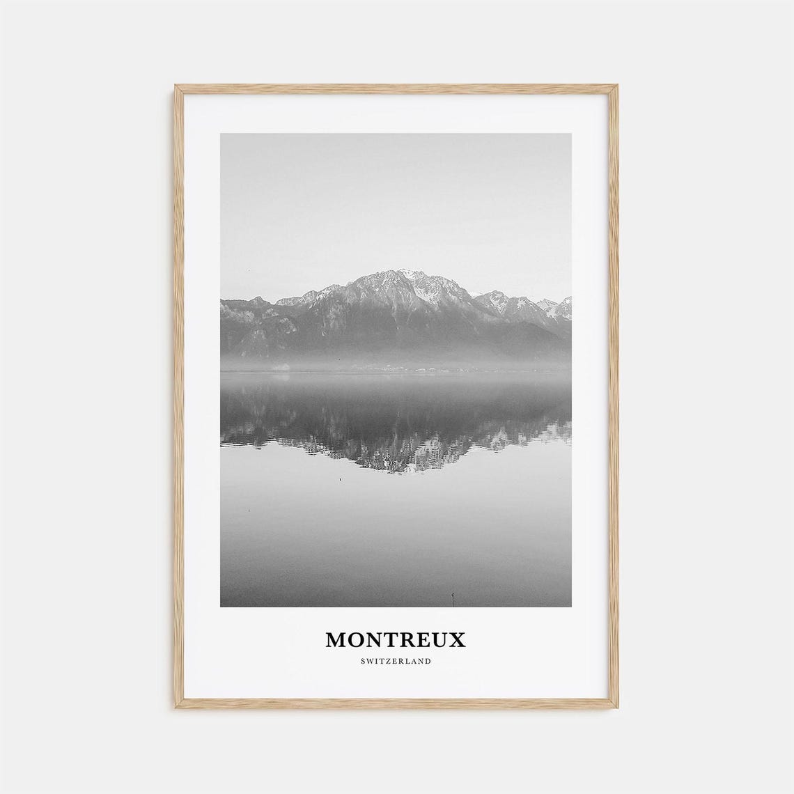 Montreux Wall Art Montreux Wall Decor Montreux Poster Montreux Home Decor Montreux Travel Gift Montreux Travel Print