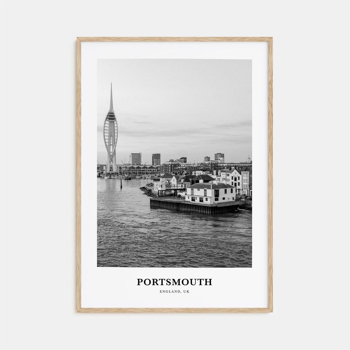 Portsmouth Wall Art England No 1 Portsmouth Wall Decor Portsmouth Poster Portsmouth Home Decor Portsmouth Travel Gift Portsmouth Travel