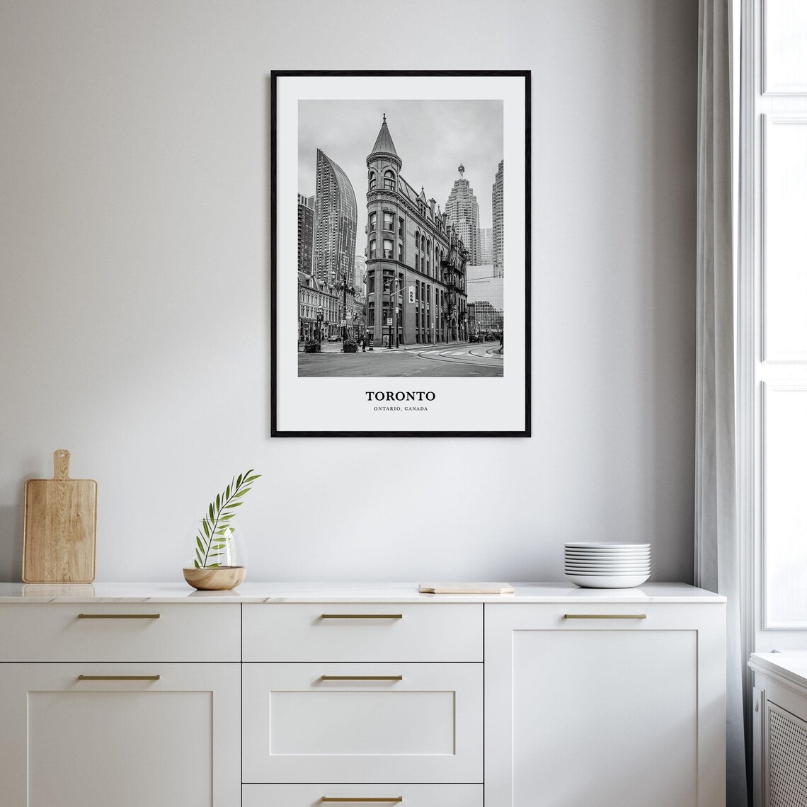 Toronto Ontario Gooderham Building Historic Street View Poster - Image 2