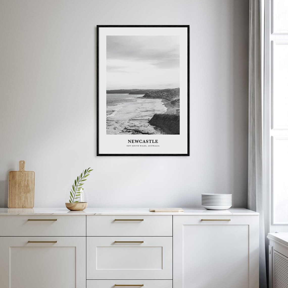 Newcastle New South Wales Australia Coastal Beach Photo Poster - Image 2