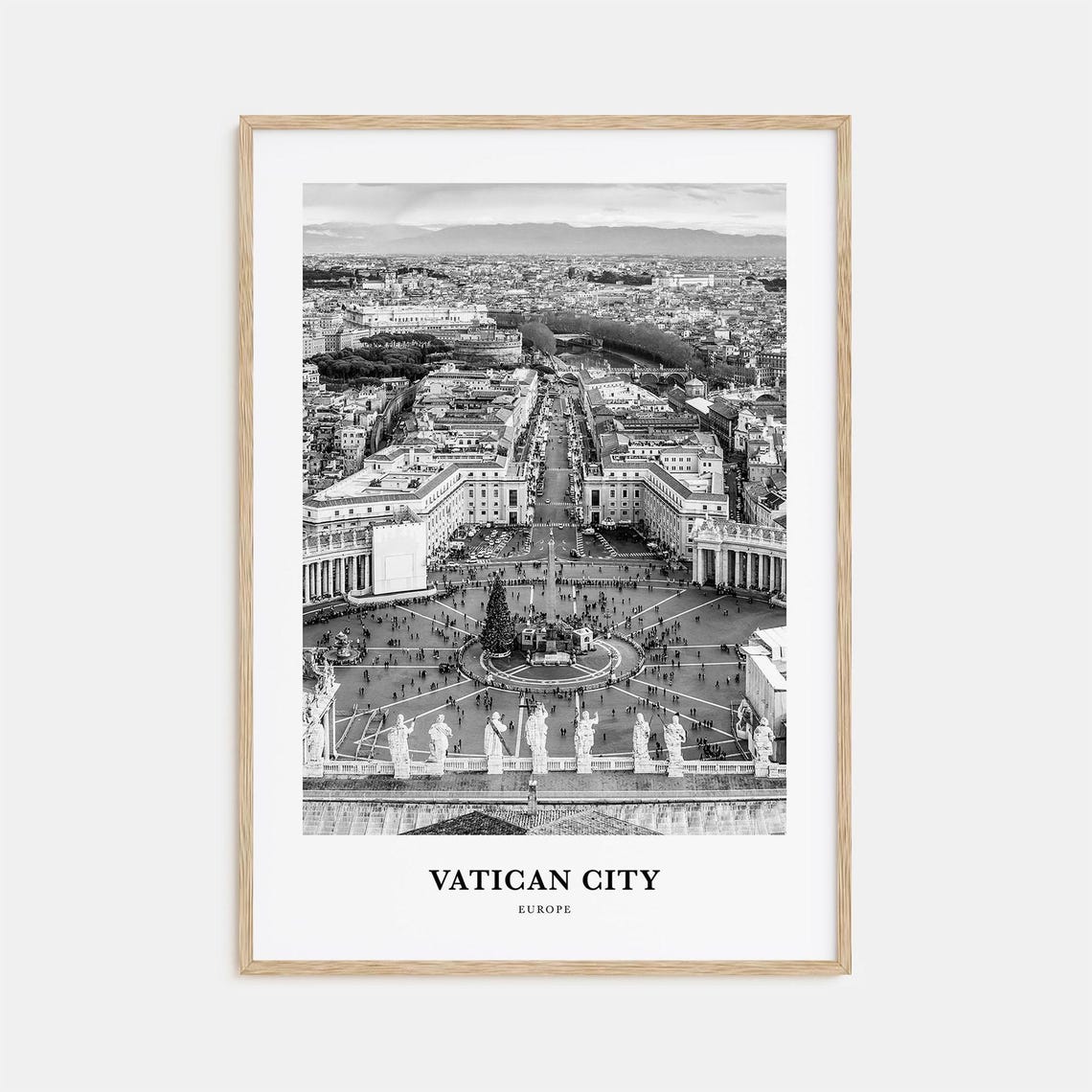 Vatican City Wall Art Vatican City Wall Decor Vatican City Poster Vatican City Home Decor Vatican City Travel Gift Vatican City Travel