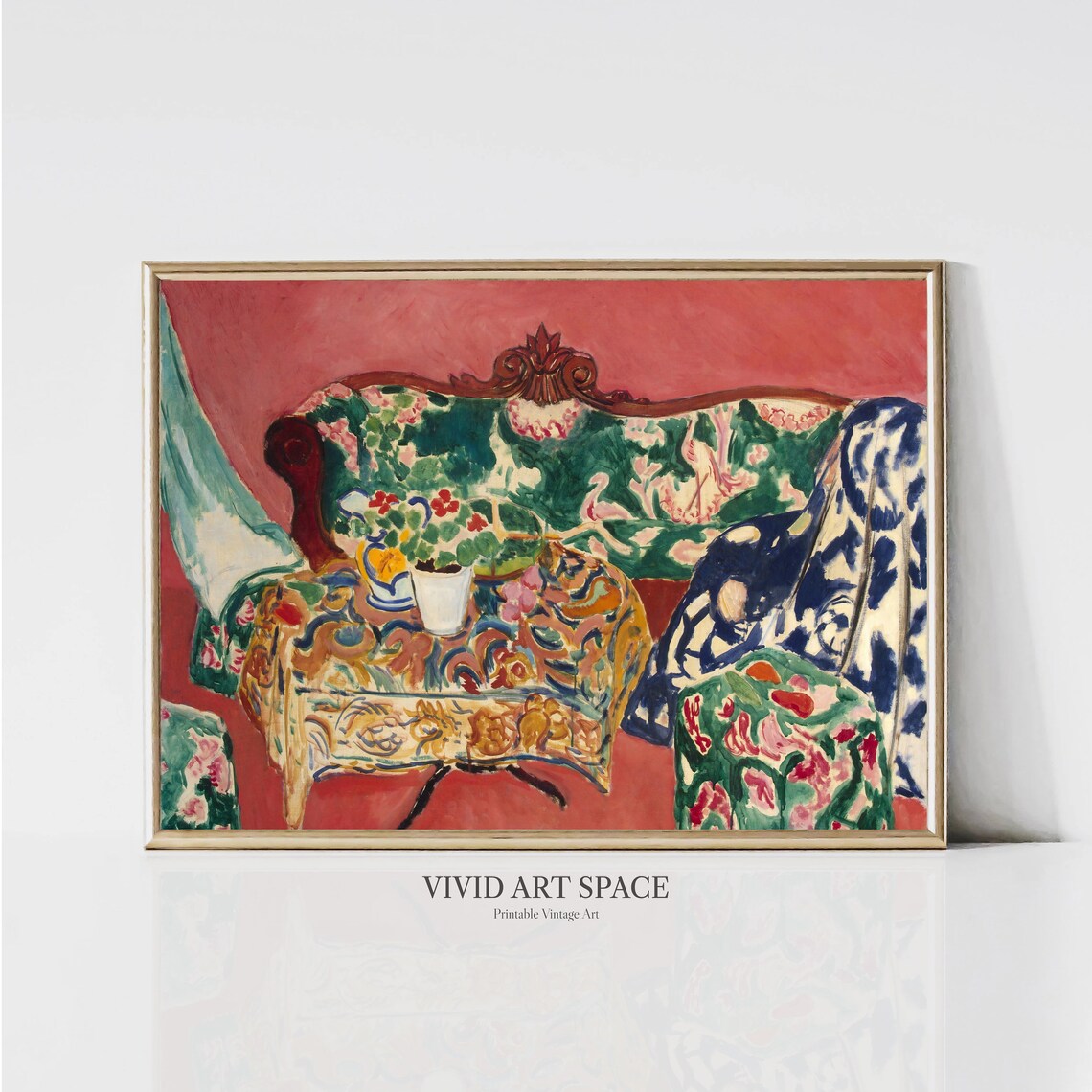 Matisse Seville Still Life Fauvism Interior Art Print