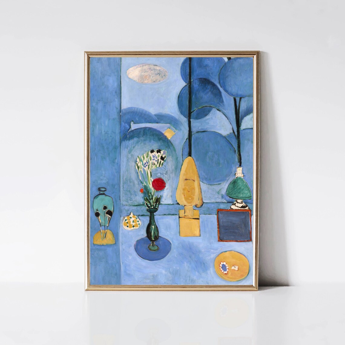 Matisse Blue Window Fauvism Abstract Art Print