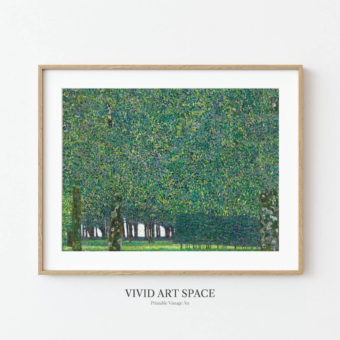 Gustav Klimt The Park Symbolist Landscape Art Print
