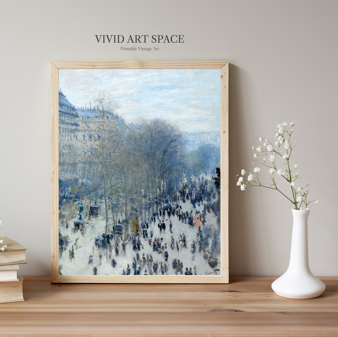 Boulevard Des Capucines by Claude Monet, Paris Art Print - Image 2
