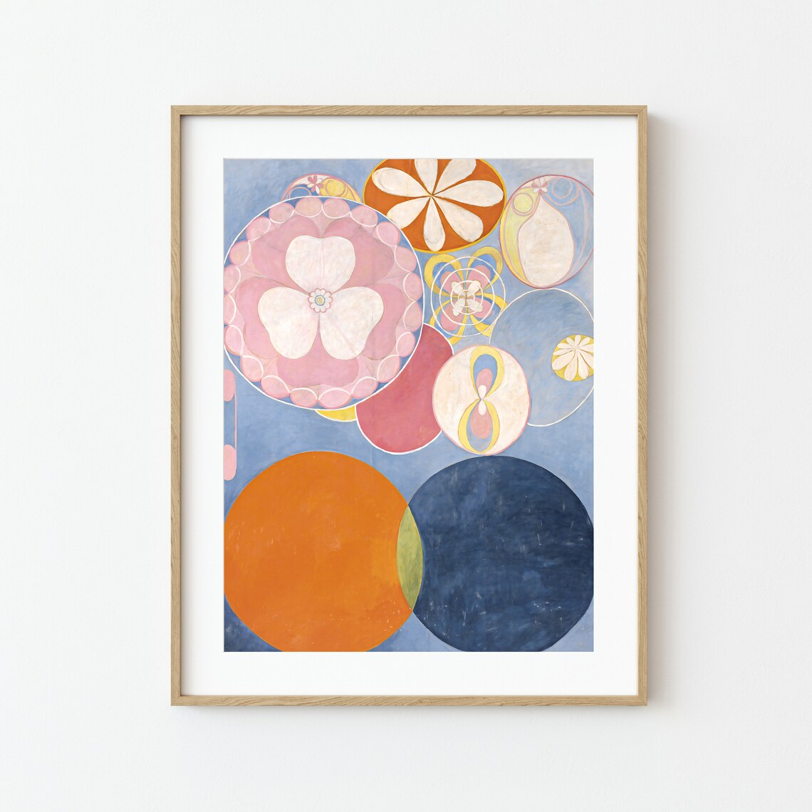 Hilma af Klint Childhood Circular Floral Abstract Painting Poster - Image 3