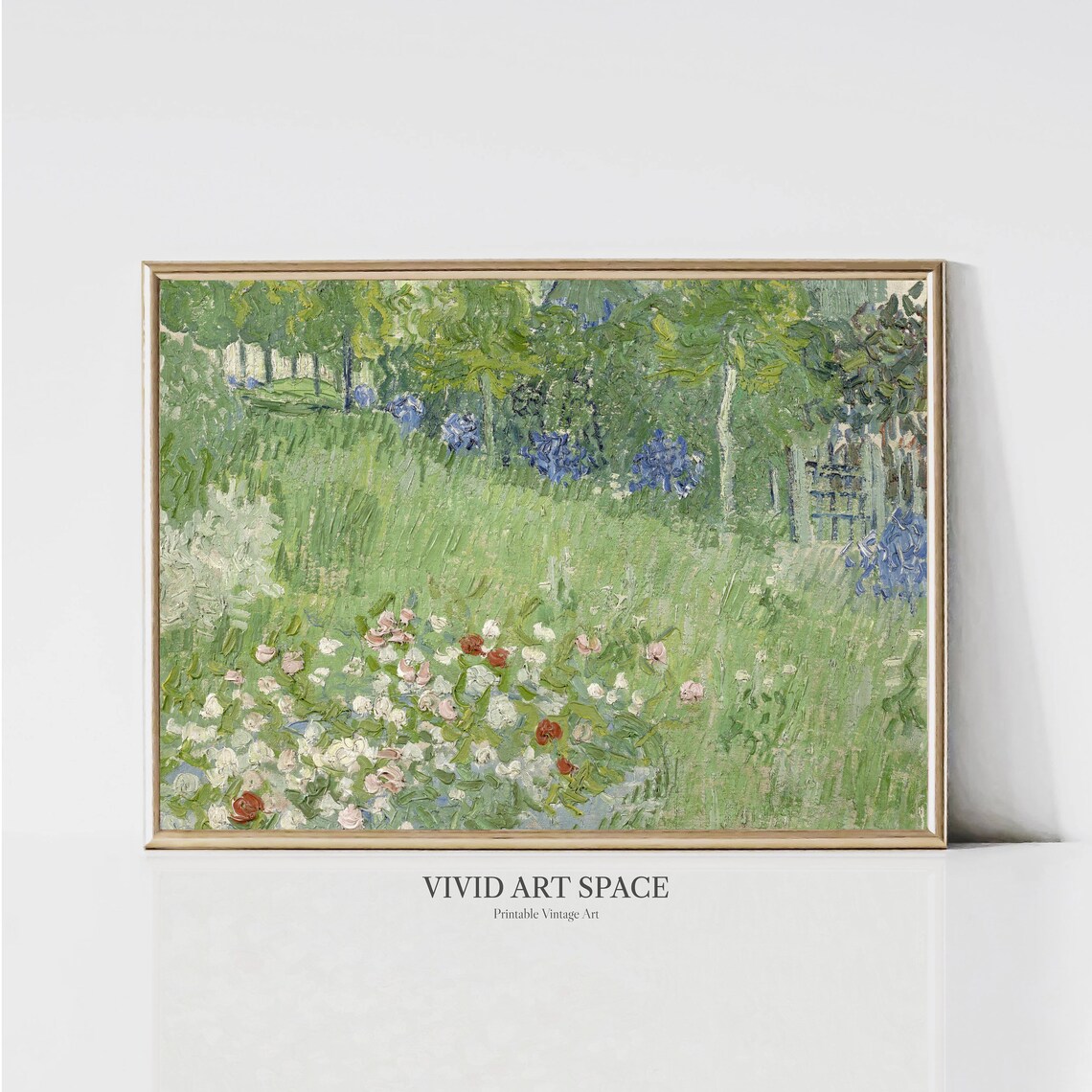 Van Gogh Daubigny's Garden Impressionist Landscape Print