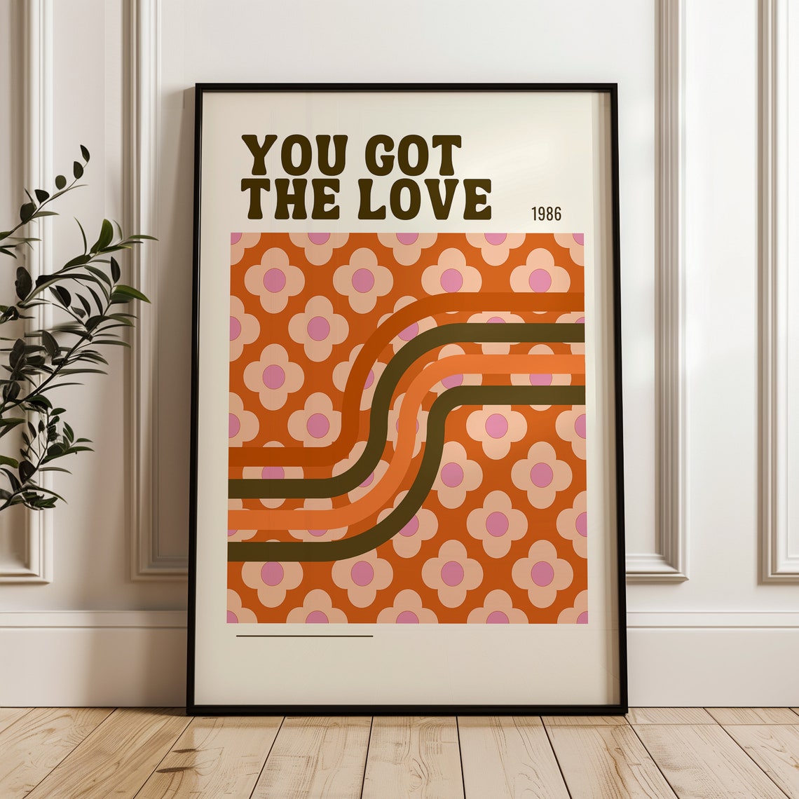 Disco You Got the Love 1986 The Source Candi Staton Retro Poster