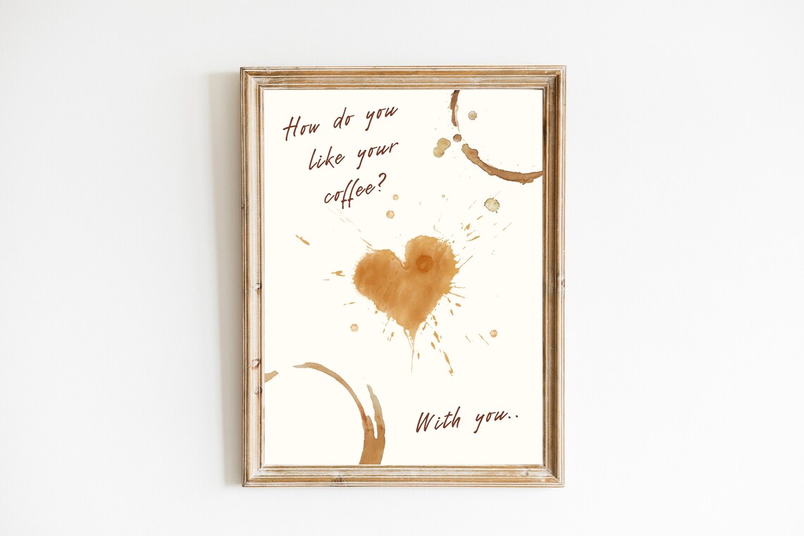 How Do You Like Your Coffee? Kitchen Coffee Poster - Image 3