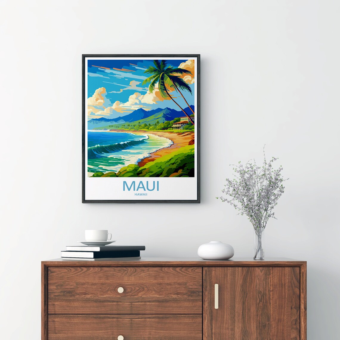 Maui Travel Poster, Hawaii Home Decoration - Image 2