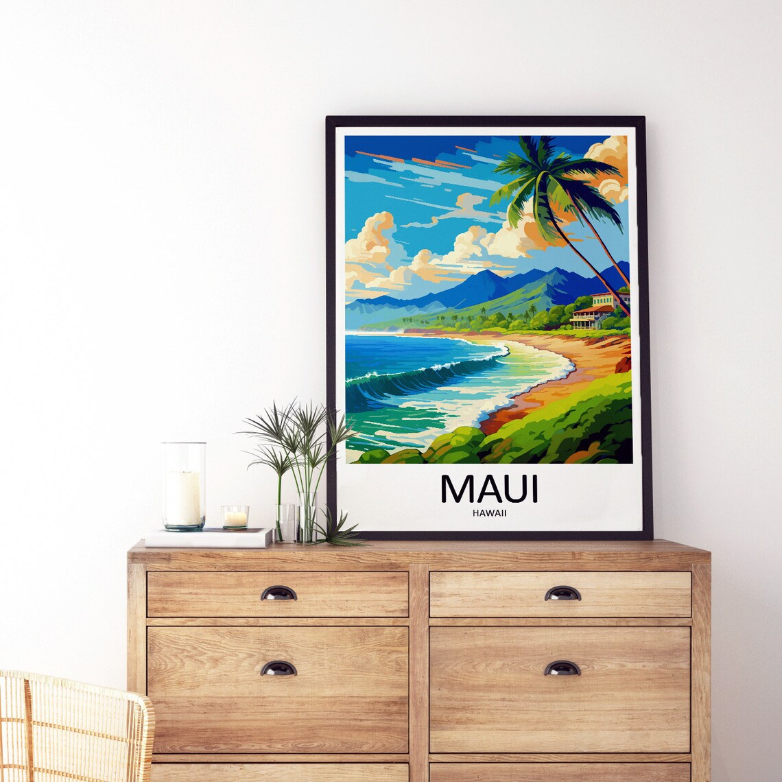 Maui Travel Poster, Hawaii Home Decoration - Image 3