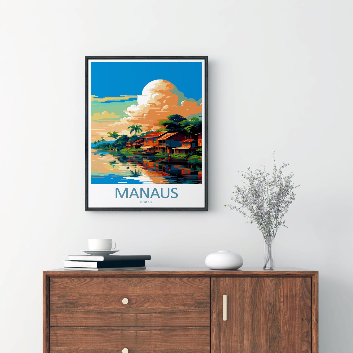 Manaus Travel Poster, Brazil Home Decoration - Image 2