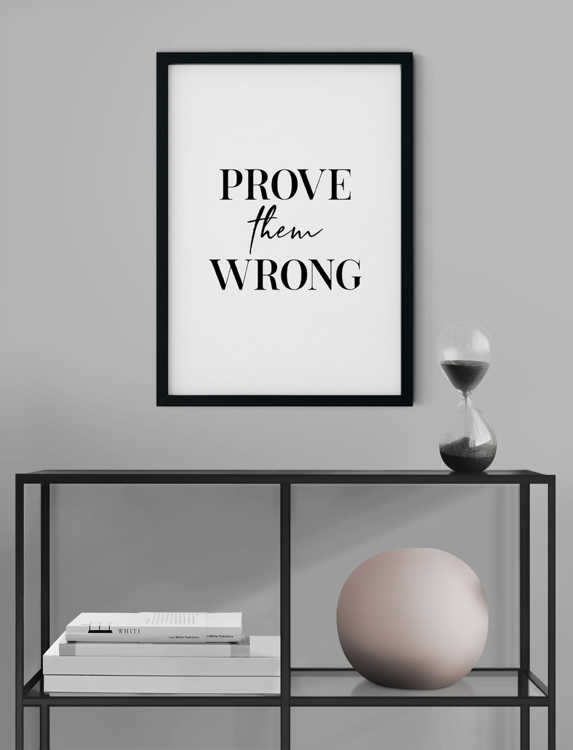 Prove Them Wrong Bold Motivational Inspirational Office Gym Poster - Image 2