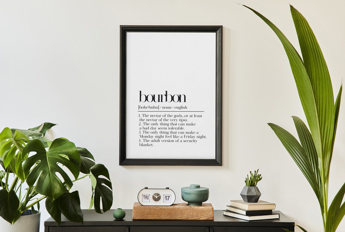 Bourbon Funny Dictionary Definition Nectar of the Gods Poster - Image 4
