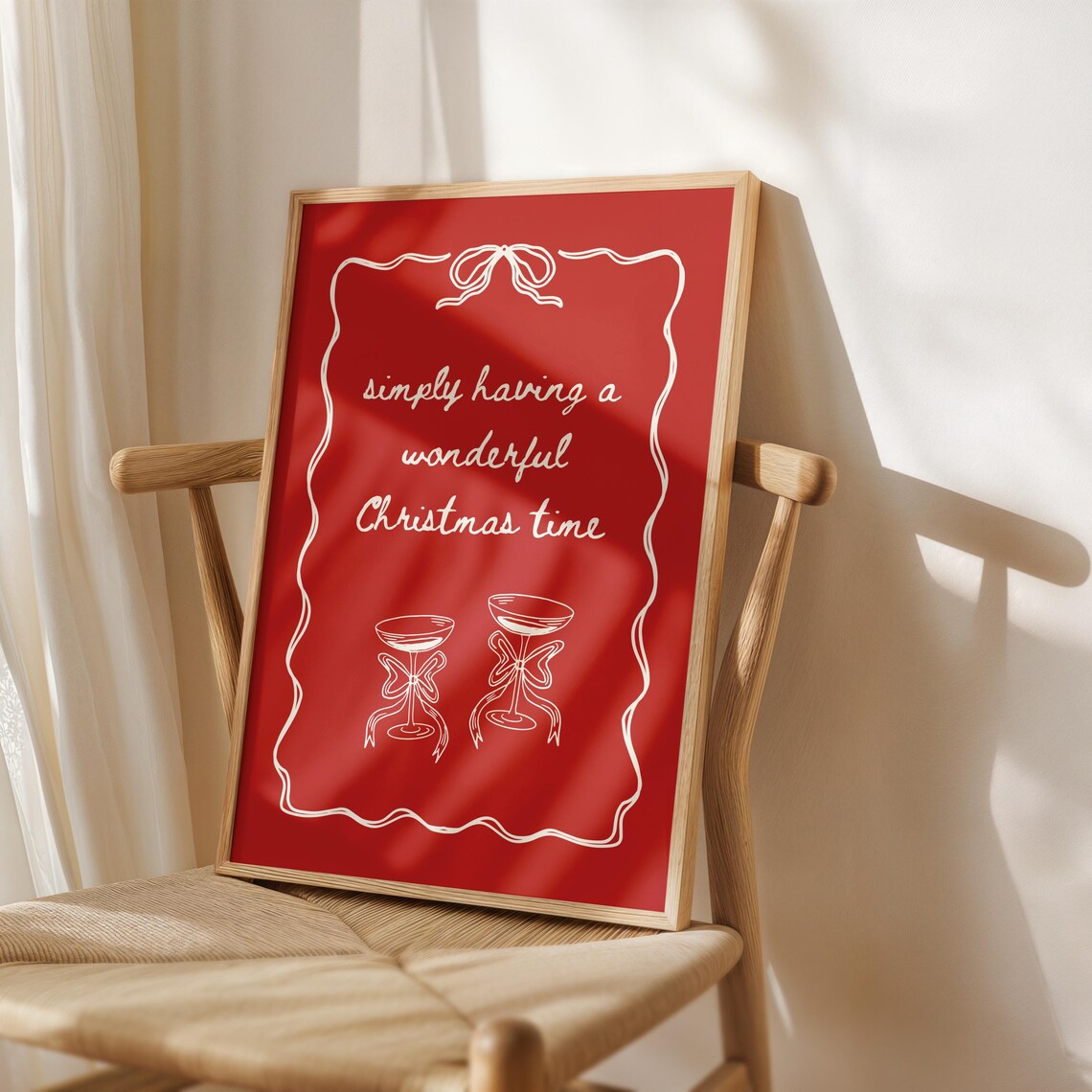 Christmas Time Coquette Festive Quote Art - Image 2