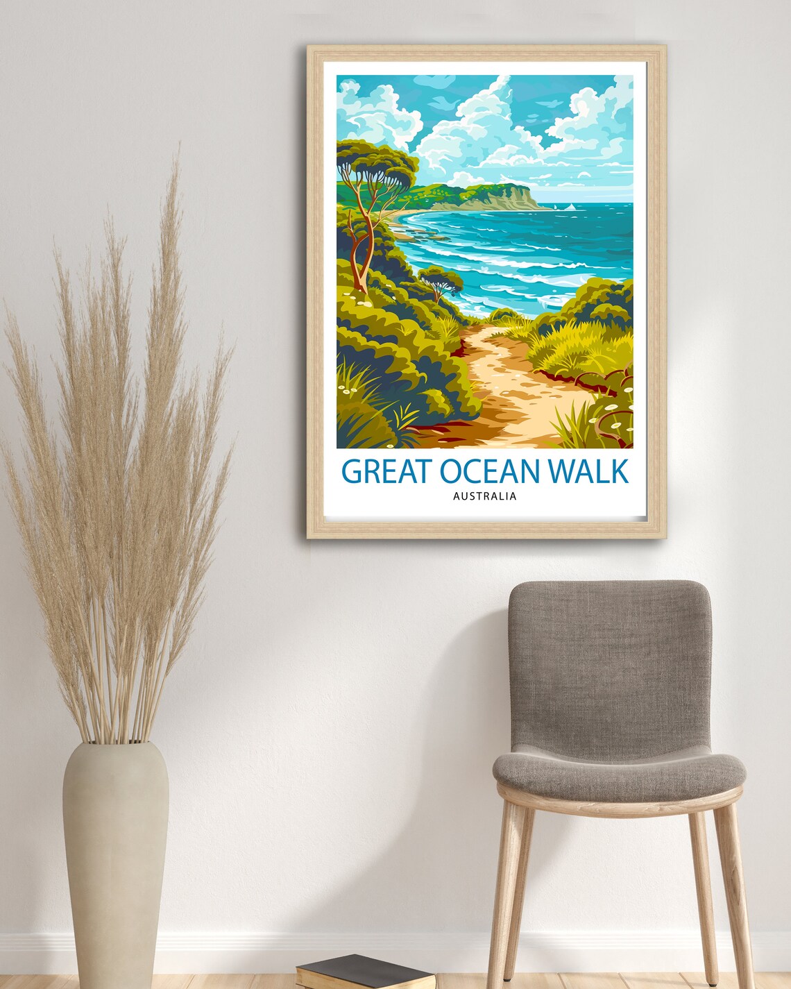 Great Ocean Walk Australia Coastal Trail Hiking Scenic Poster - Image 2