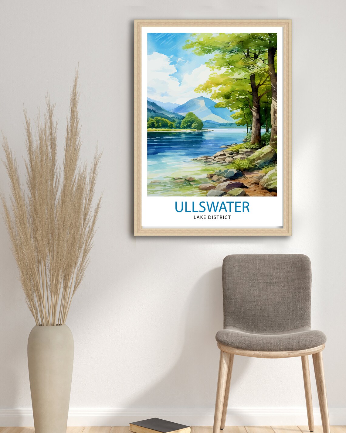 Ullswater Lake District Home Living Decor Poster - Image 3