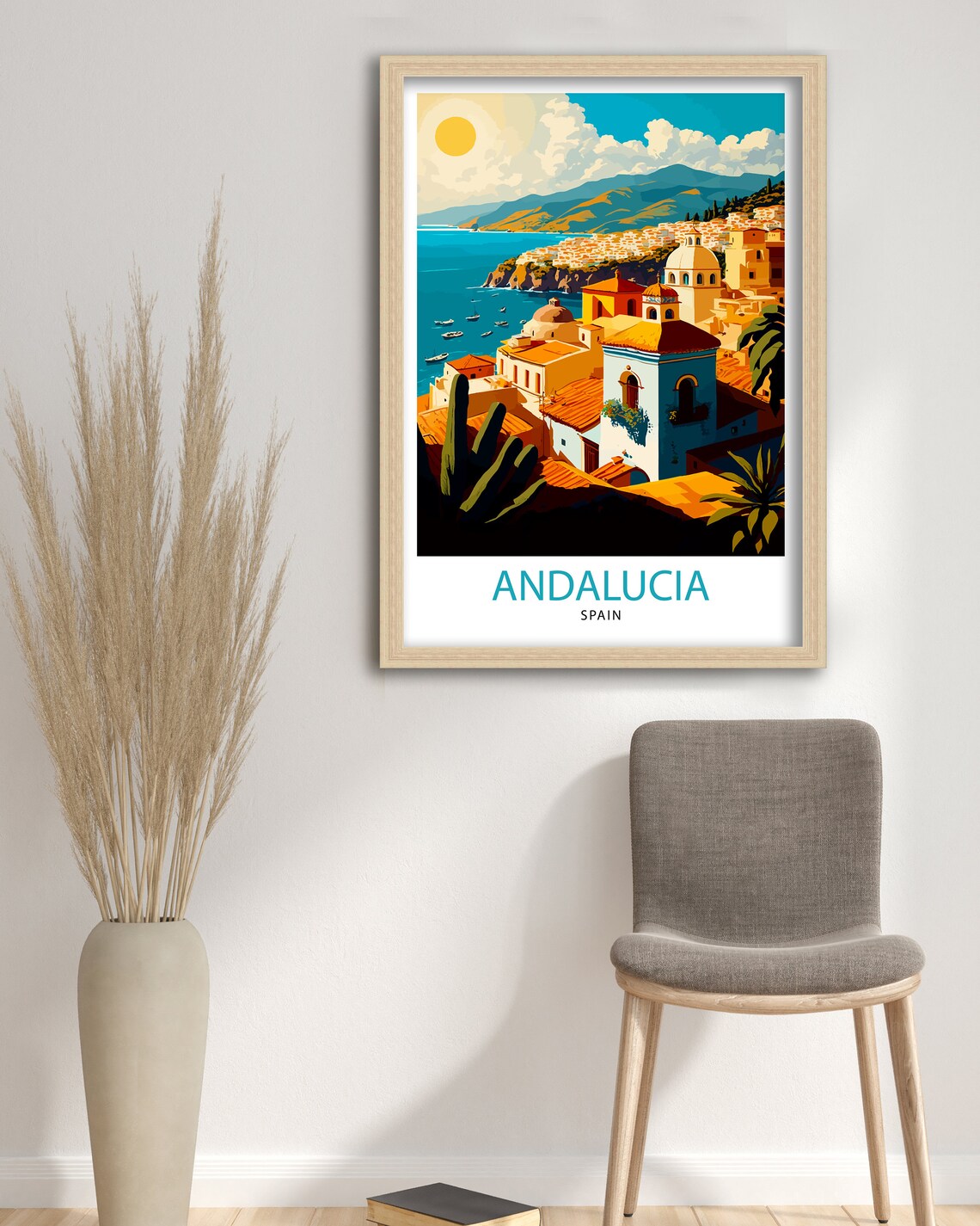 Andalucia Spain Travel Poster, Spanish Decor - Image 3