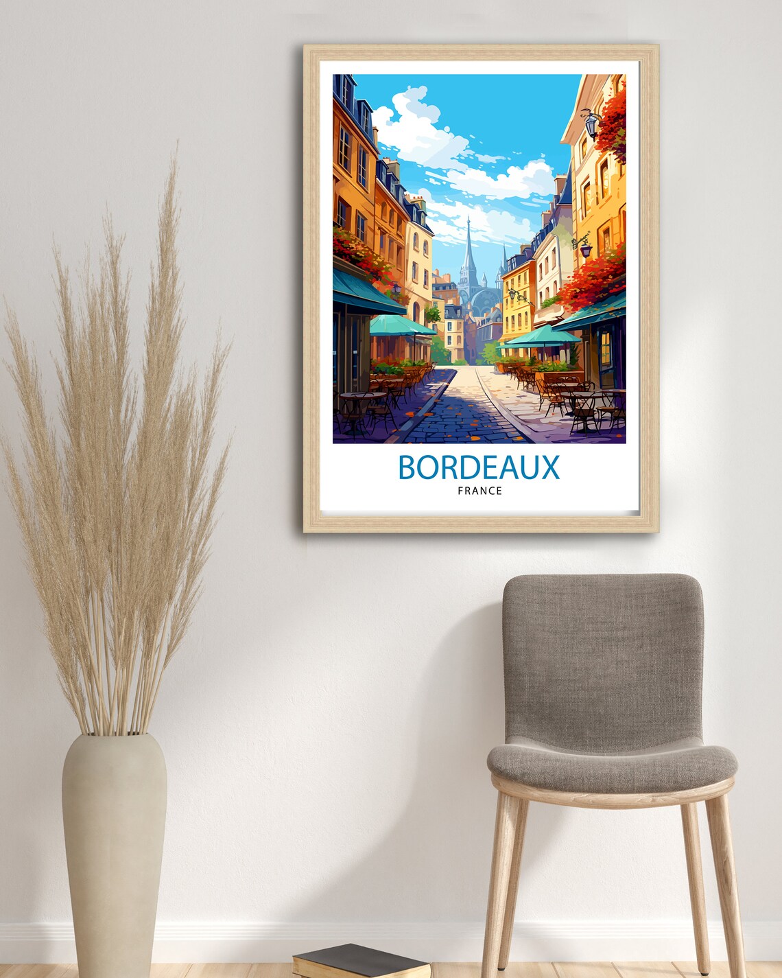 Bordeaux France Travel Poster, Place-Inspired Wall Art - Image 3