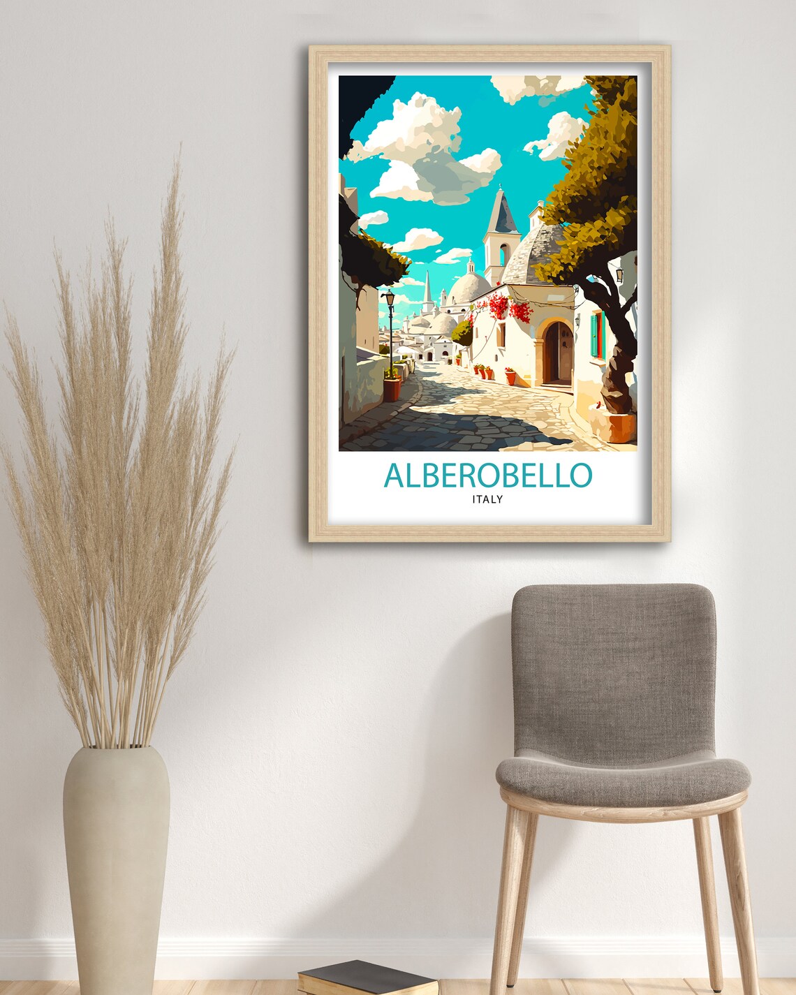 Alberobello Italy Travel Poster, Italy Illustration - Image 3