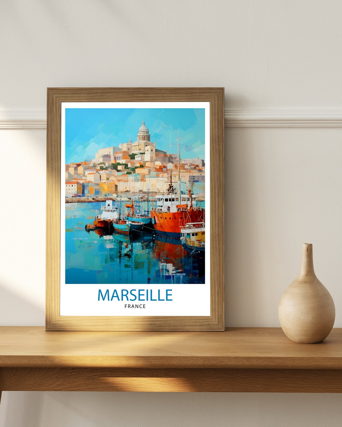 Marseille France Travel Poster, Marseille Wall Decor - Image 3