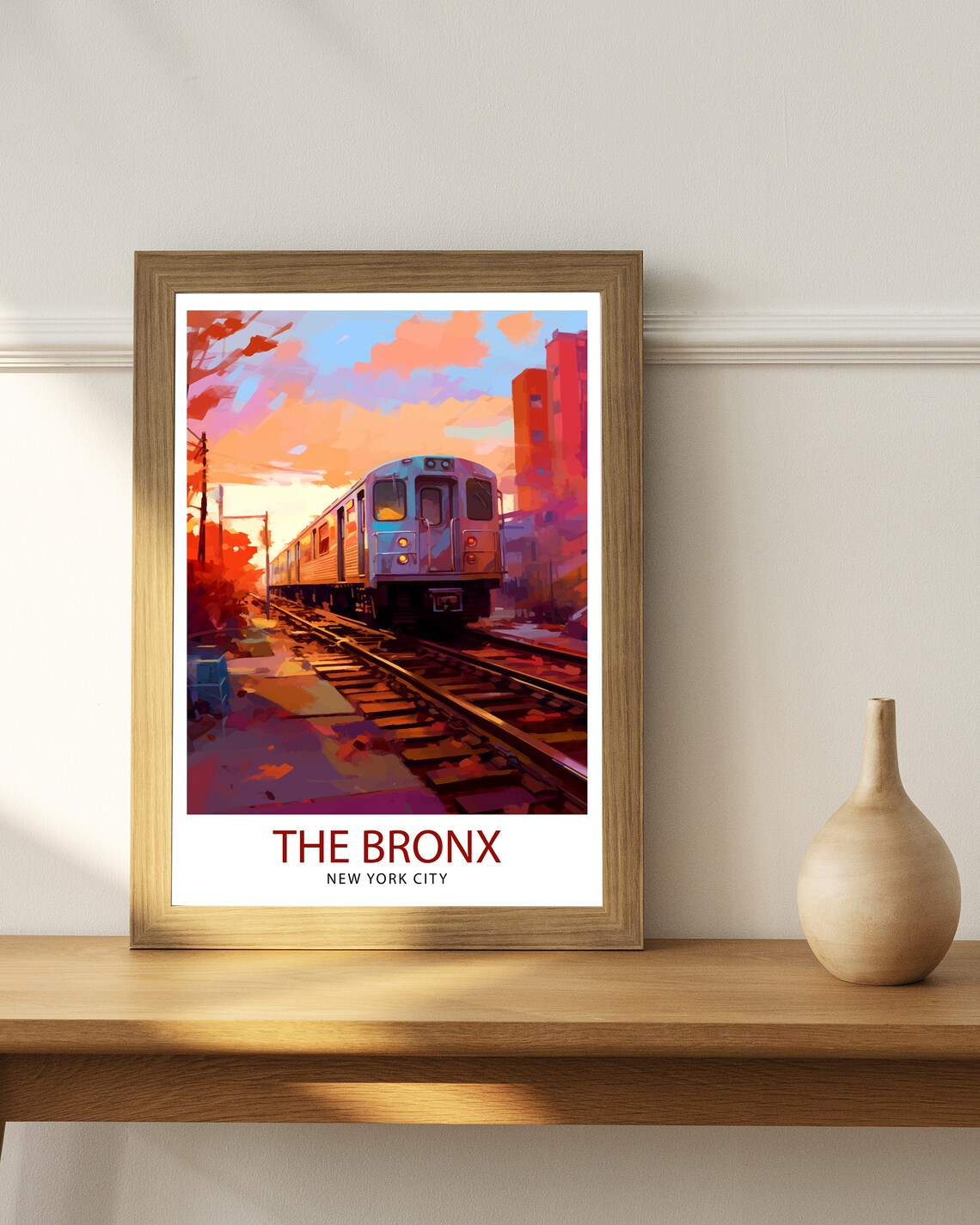 The Bronx New York Travel Poster, Bronx Art Print - Image 2