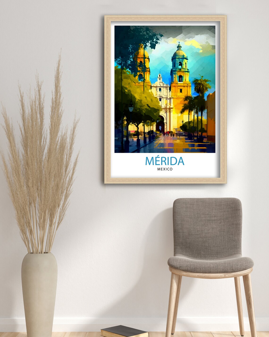 Merida Mexico Travel Poster, Latin America Art Print - Image 3