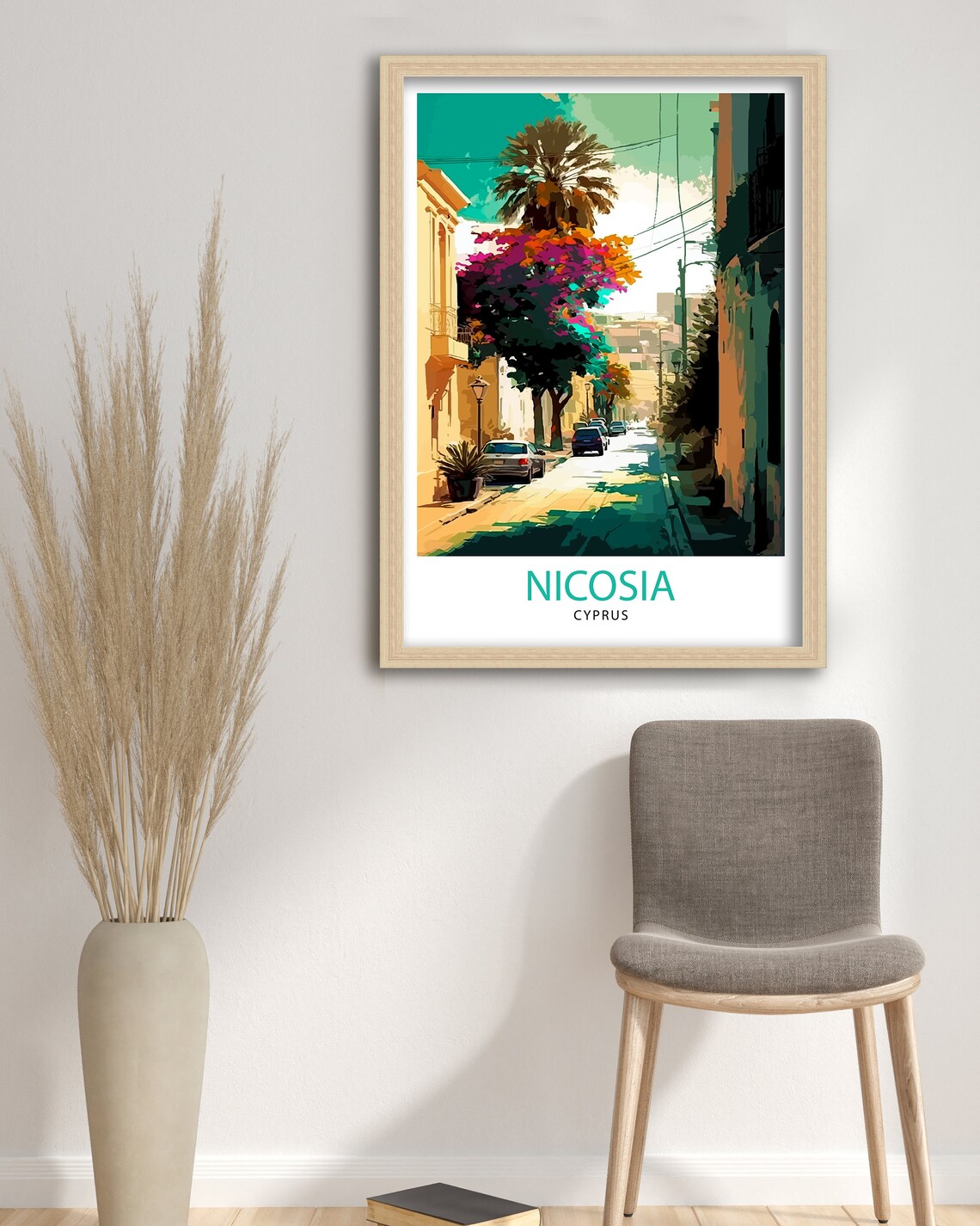 Nicosia Cyprus Travel Poster, Europe Wall Decor - Image 3