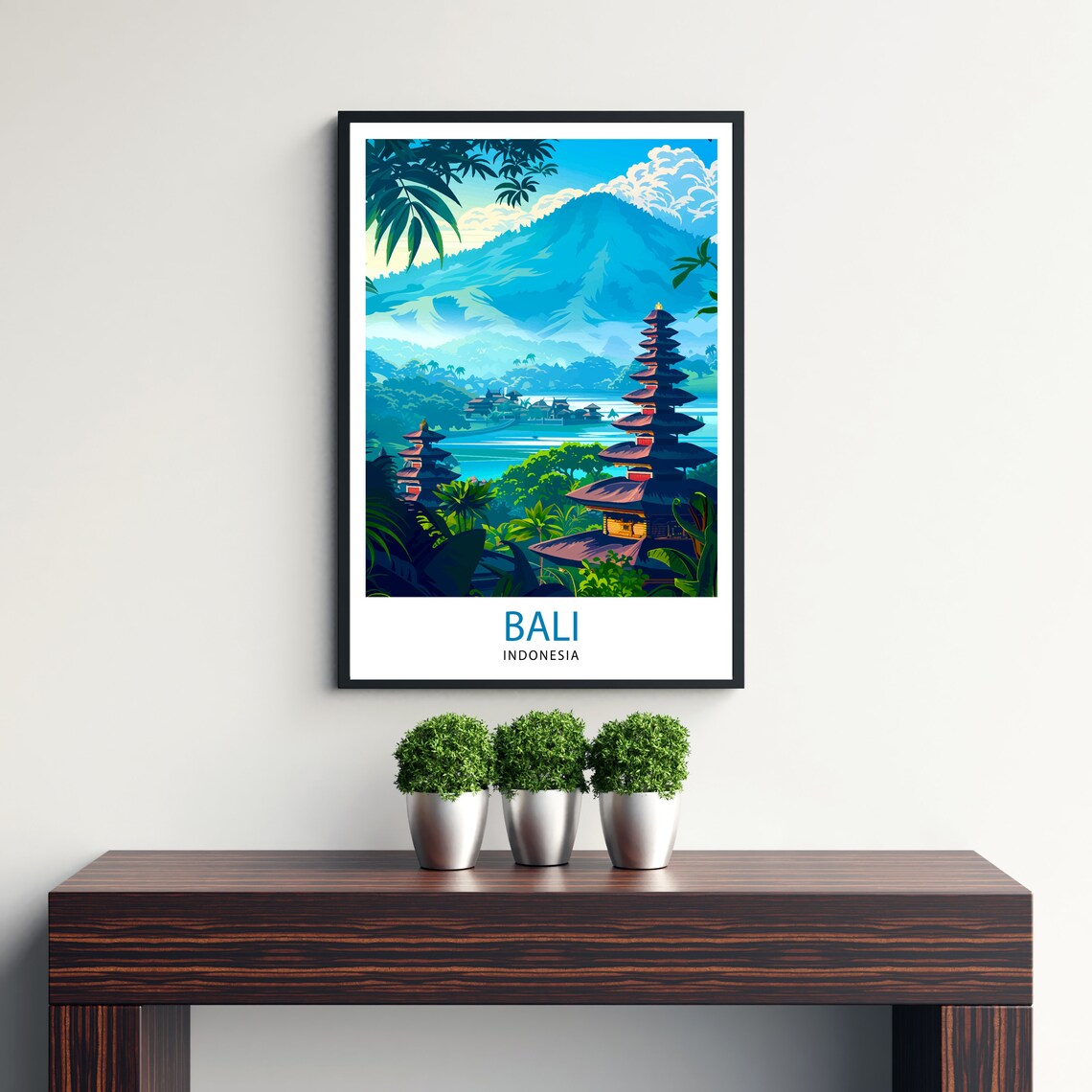 Bali Indonesia Travel Poster, Place Wall Decor - Image 3