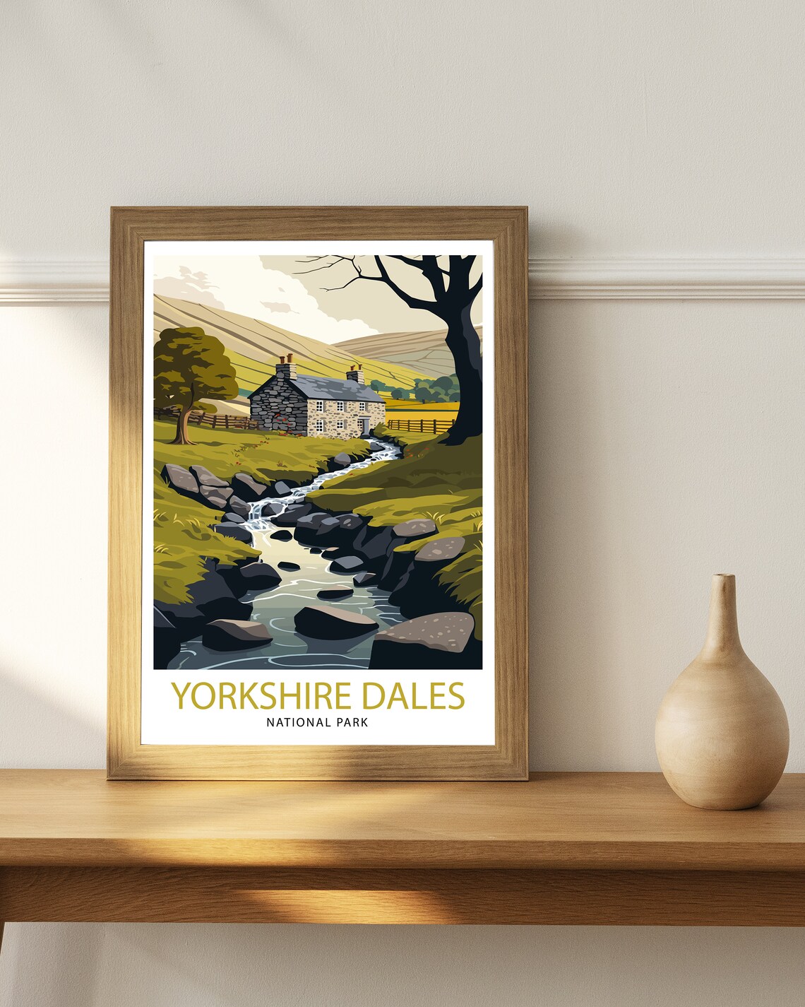 Yorkshire Dales Travel Poster, National Park Art - Image 2