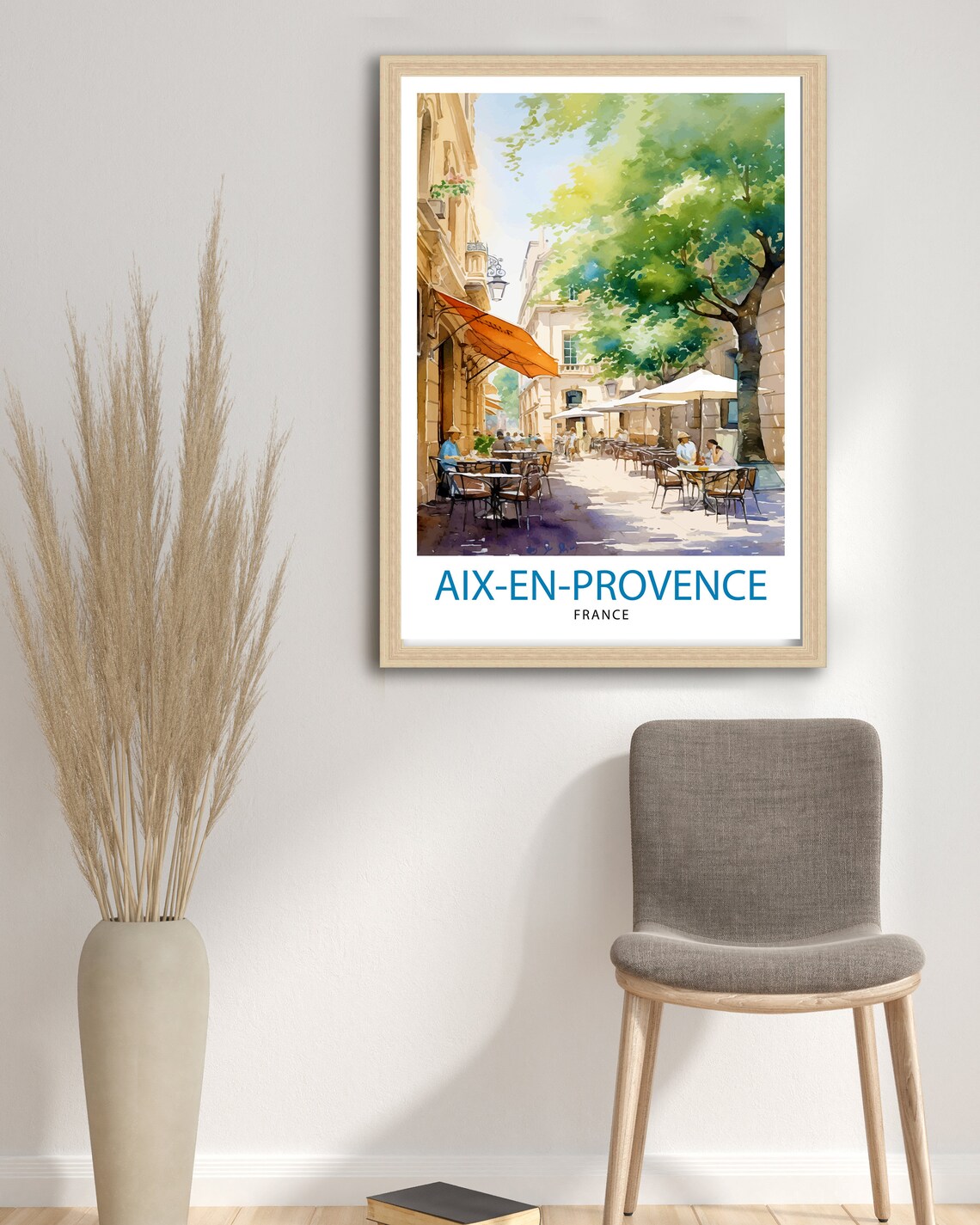 Aix En Provence Travel Poster, Provence Wall Decor - Image 2