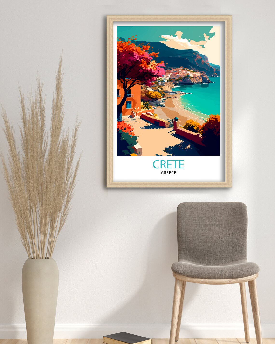Crete Greece Travel Poster, European Home Decor - Image 3