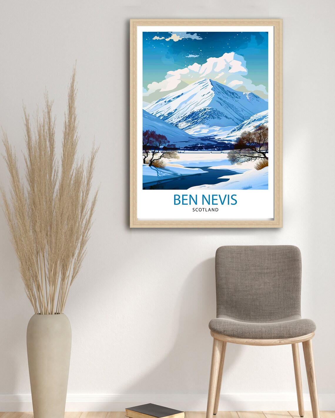 Ben Nevis Scottish Mountain Decor, Travel Poster - Image 2