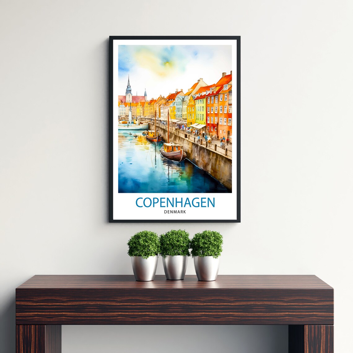 Copenhagen Denmark Travel Poster, Home Decor - Image 3