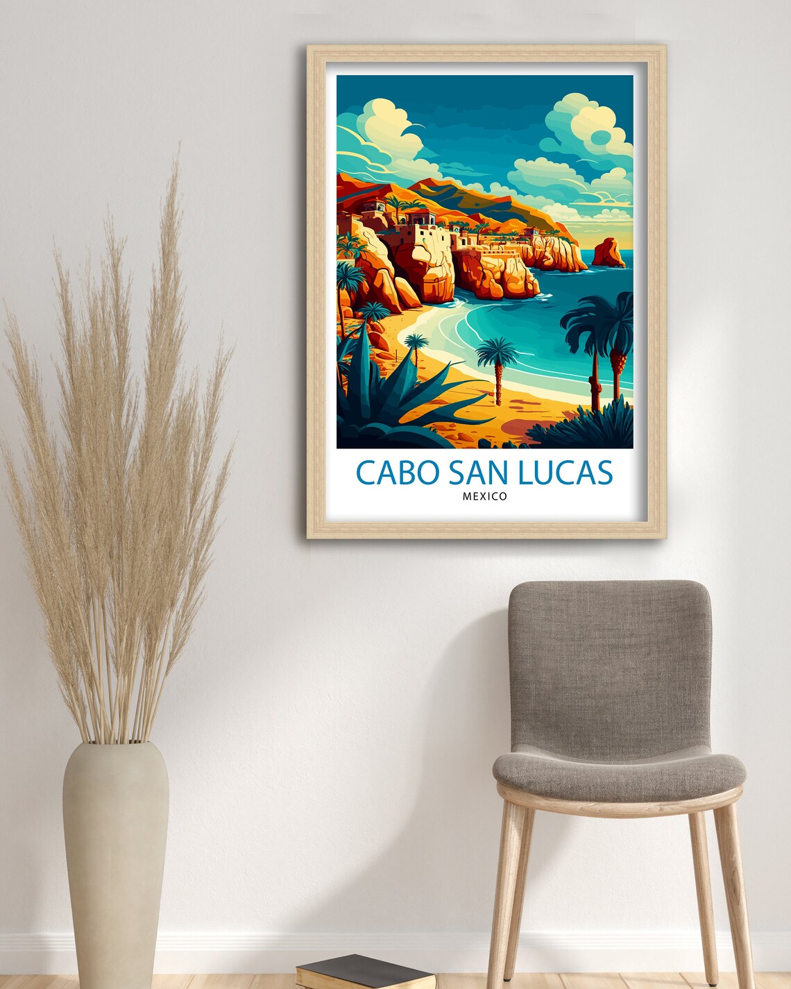 Cabo San Lucas Travel Poster, Home Living Decor - Image 3