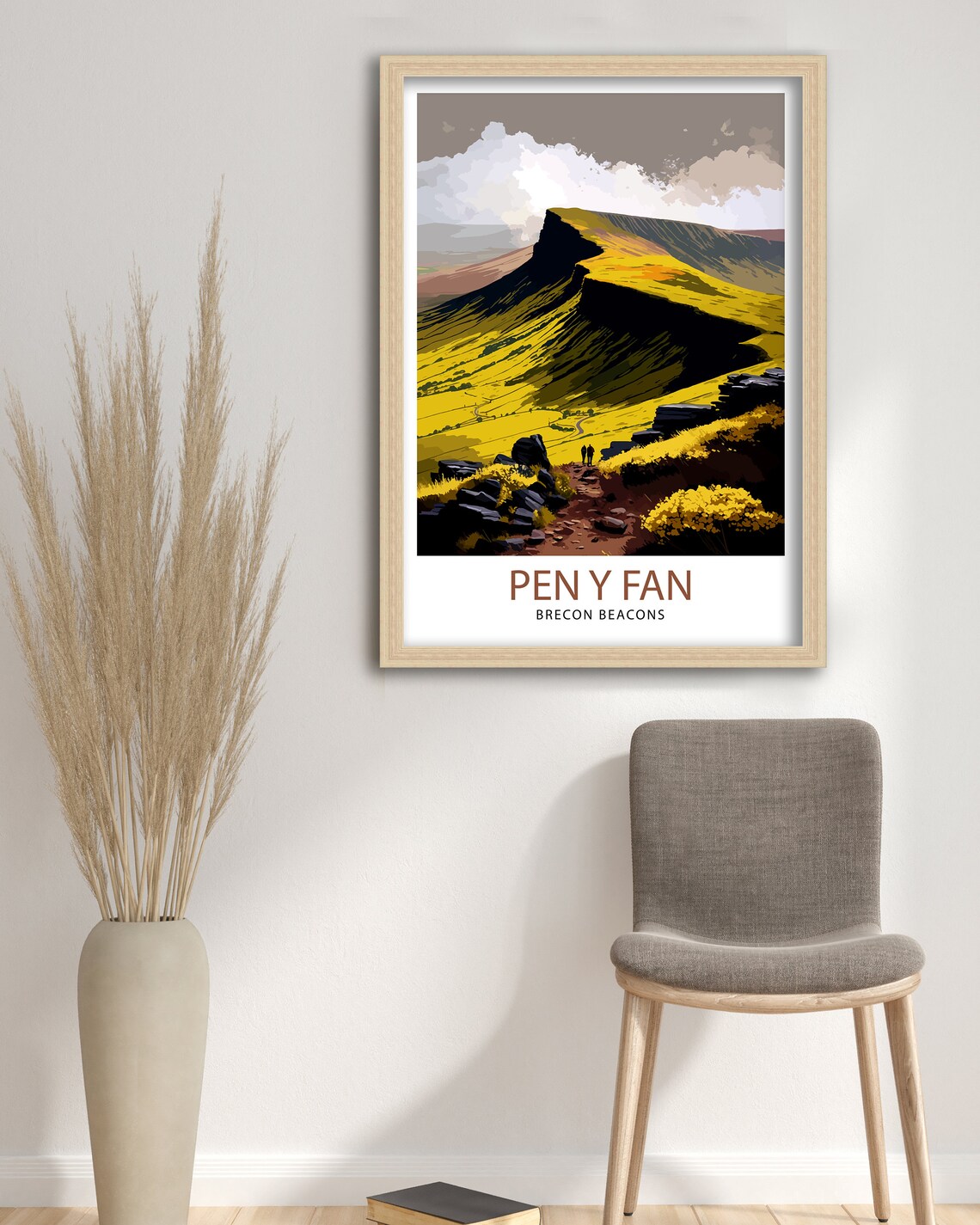 Pen Y Fan Wales Travel Poster, Wales Home Decor - Image 3