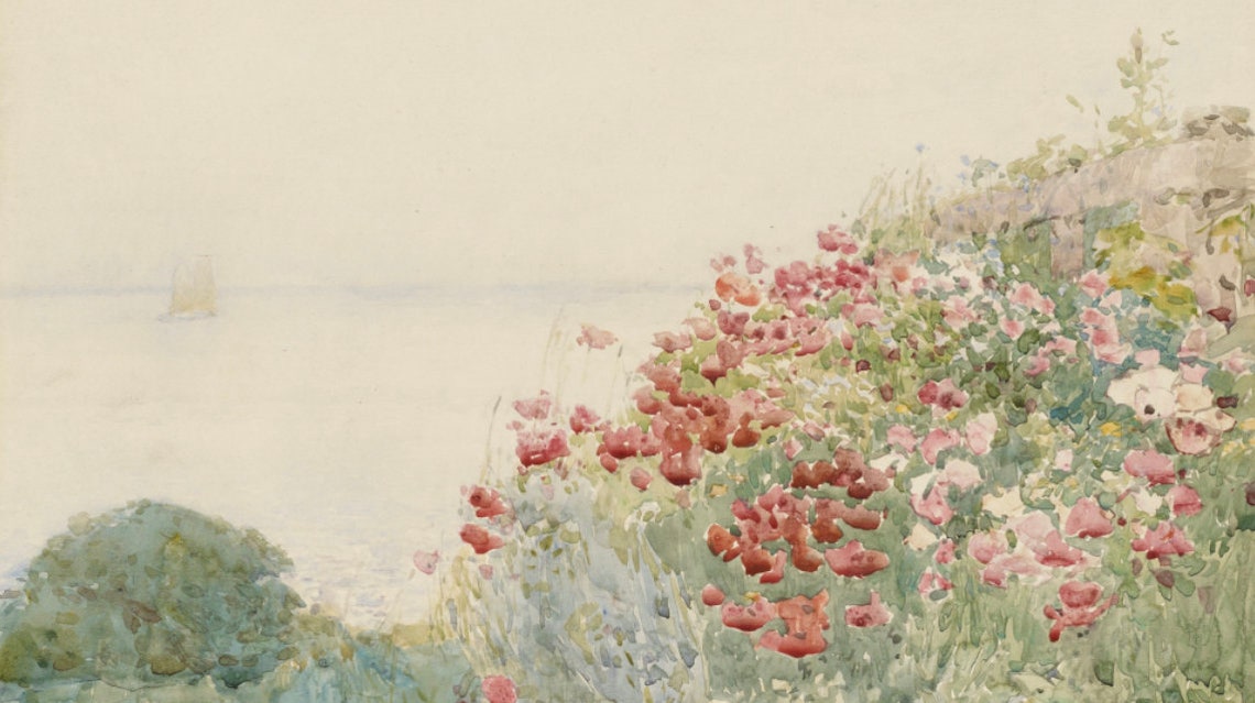Neutral Watercolor Flower Art for TV, Wall Print - Image 3