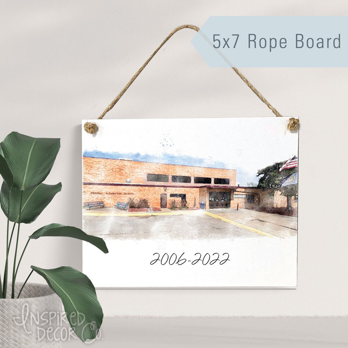 Personalized Watercolor House Art Print, Home Decor - Image 3