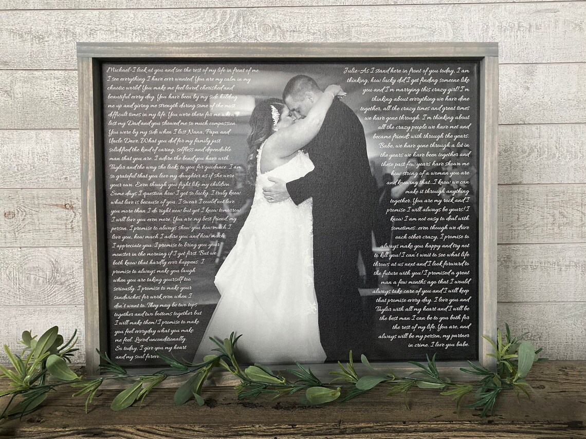 Our Wedding Vows, Anniversary Gift Art Print - Image 3
