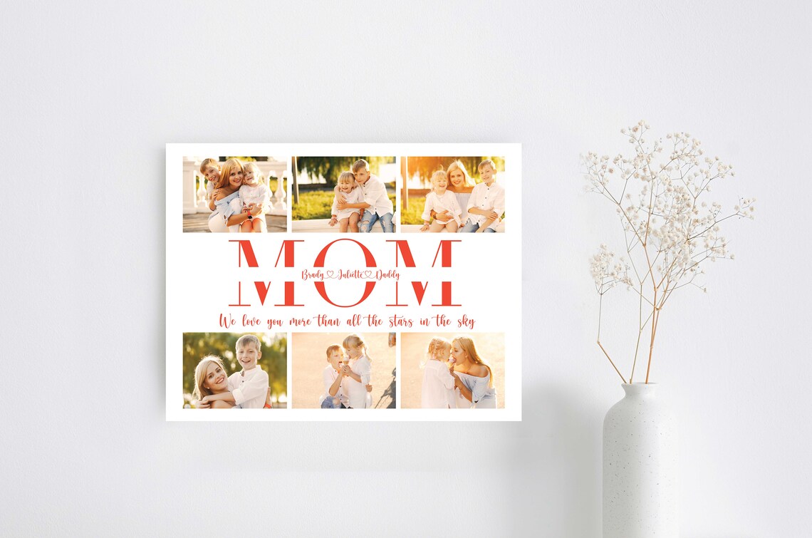 Mom Photo Print, Custom Mother's Day Art Print - Image 2