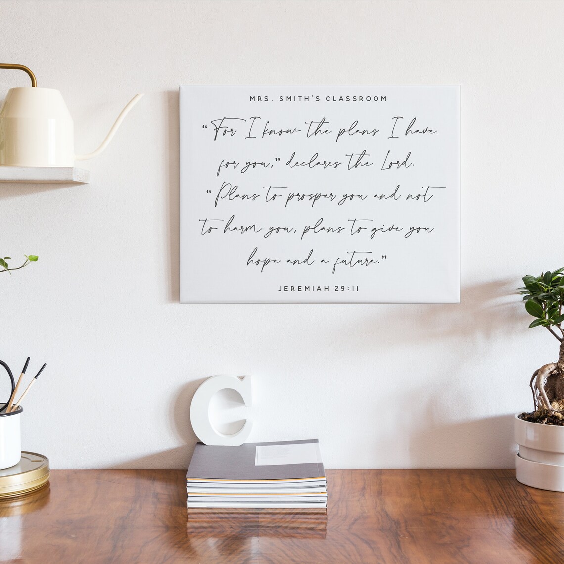 Prayer For Teachers Classroom Gift, Bible Verse - Image 3