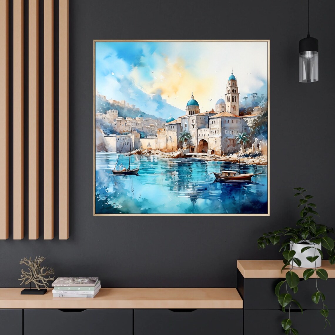 Dubrovnik Art Print Croatia Art Dubrovnik Poster Travel Art Travel Poster Croatia Wall Art Travel Gift Home Decor Housewarming Gift - Image 3