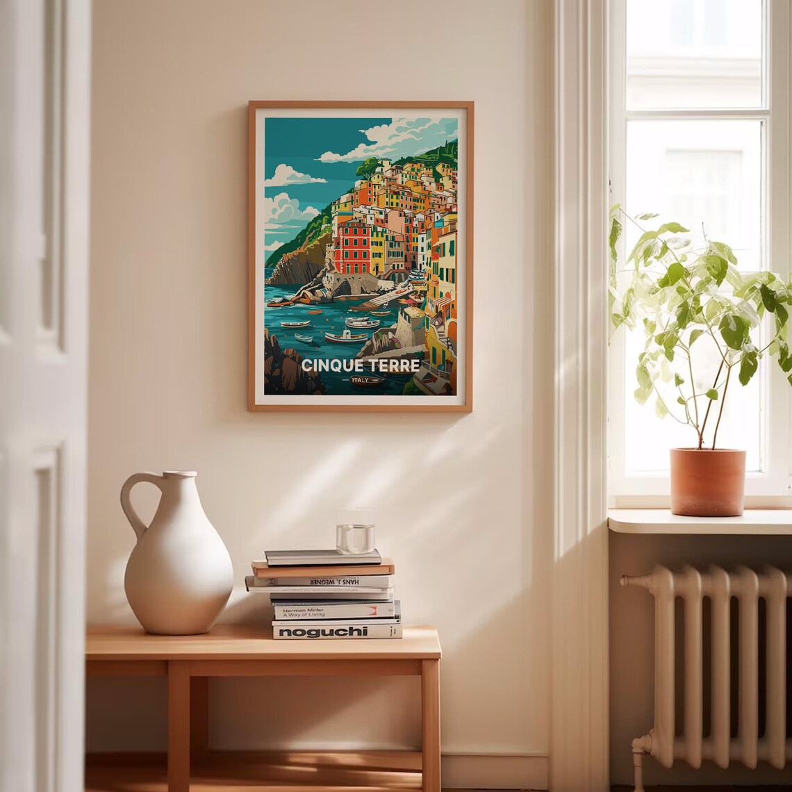Cinque Terre Italy Travel Poster, Italian Riviera Decor - Image 4