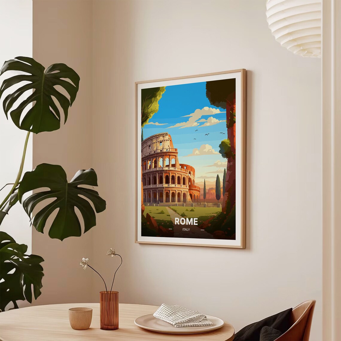 Rome Italy Vintage Travel Poster, Destination Print - Image 2