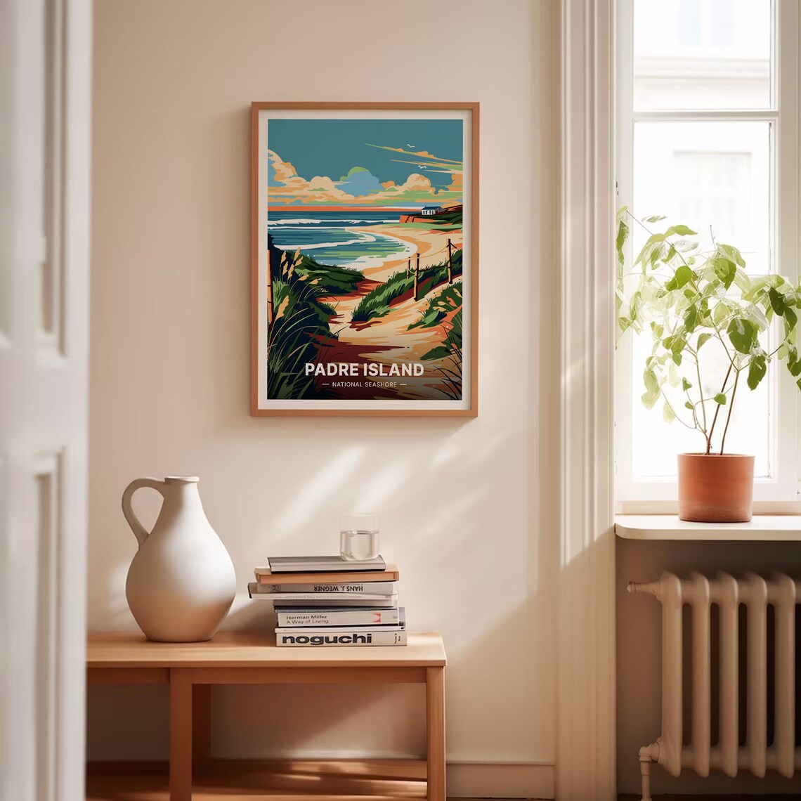 Padre Island National Seashore Texas Beach Dunes Sunset Poster - Image 4